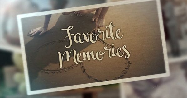 浪漫怀旧风格电子相册素材库精选PR模板 Favorite Memories
