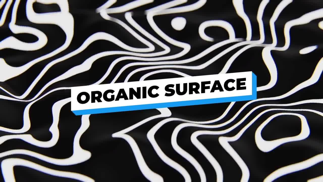 创意抽象流动背景动画文字标题素材库精选AE模板