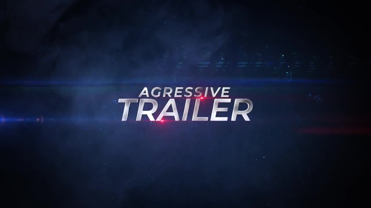 超现代酷炫时尚的动态动画预告片素材库精选AE模板