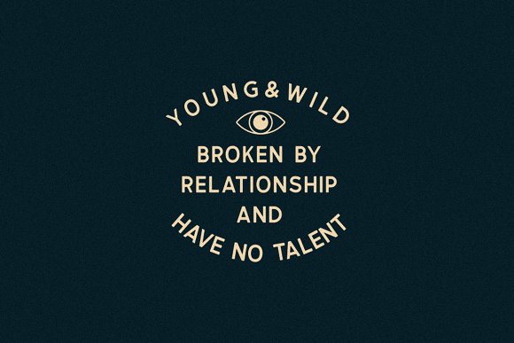 Thirdlone Font Duo & Vector Pack插图2