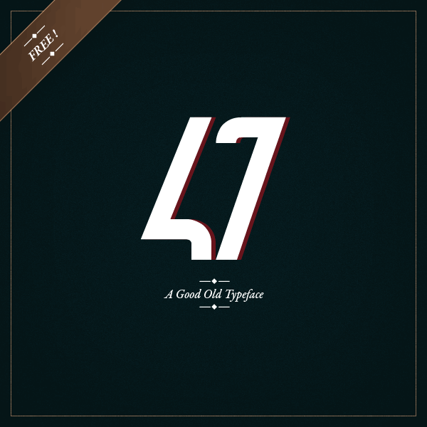 47 font插图