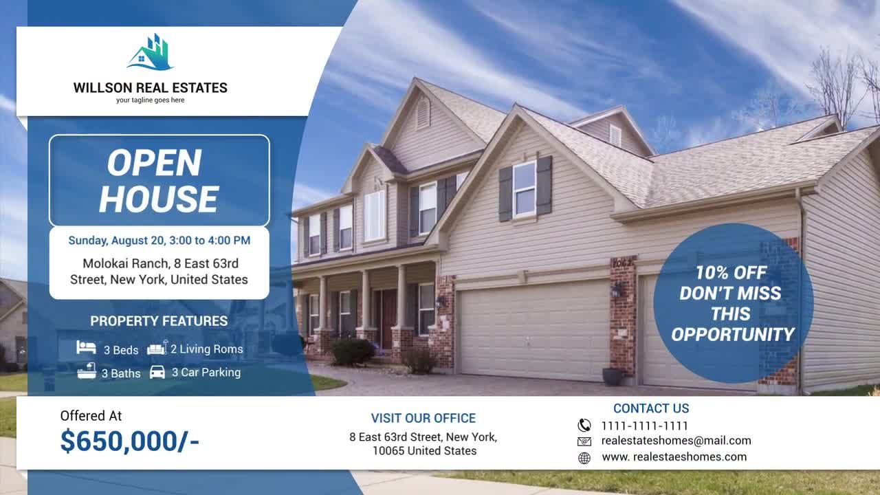 商业住宅或房地产宣传素材库精选AE模板