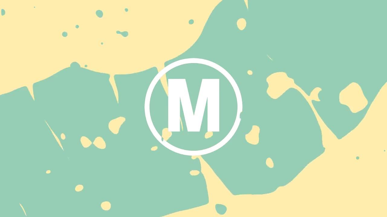 创意动感清新的动画徽标素材库精选AE模板