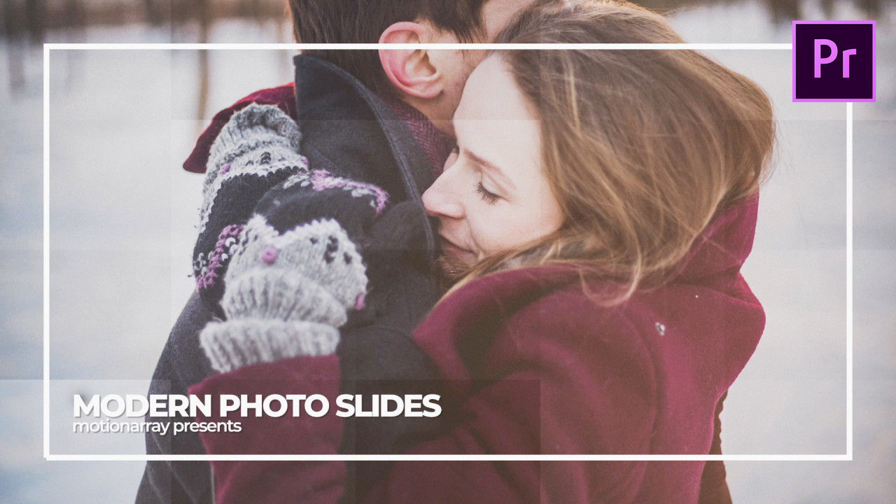 现代时尚照片马赛克FX效果平滑过渡Pr模板