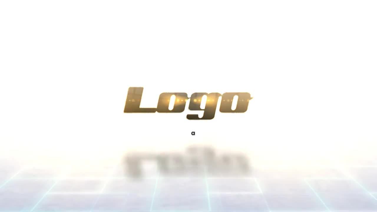 外观光滑的清洁徽标素材库精选AE模板