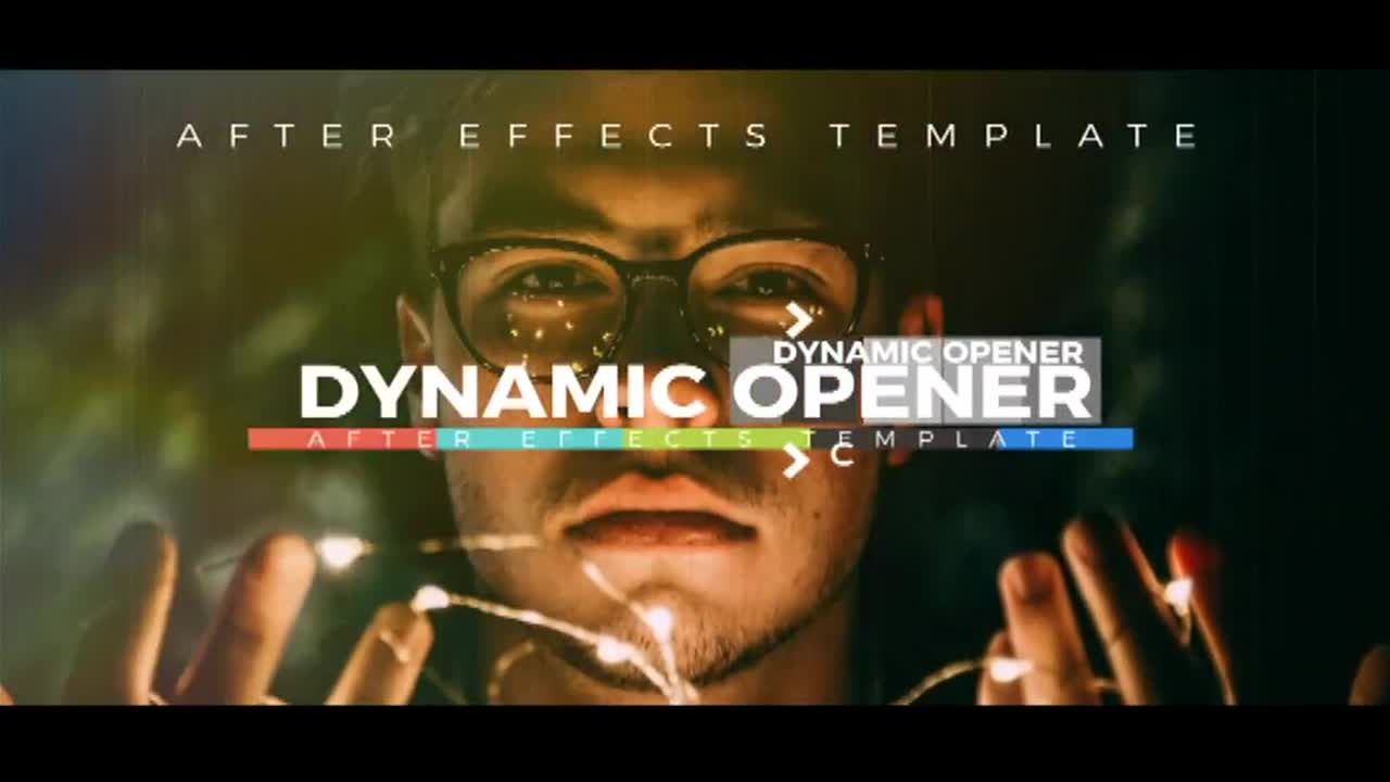 时尚炫酷失真故障幻灯片展示素材库精选AE模板