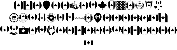Font Canada Color font插图1 Font Canada Color font插图1