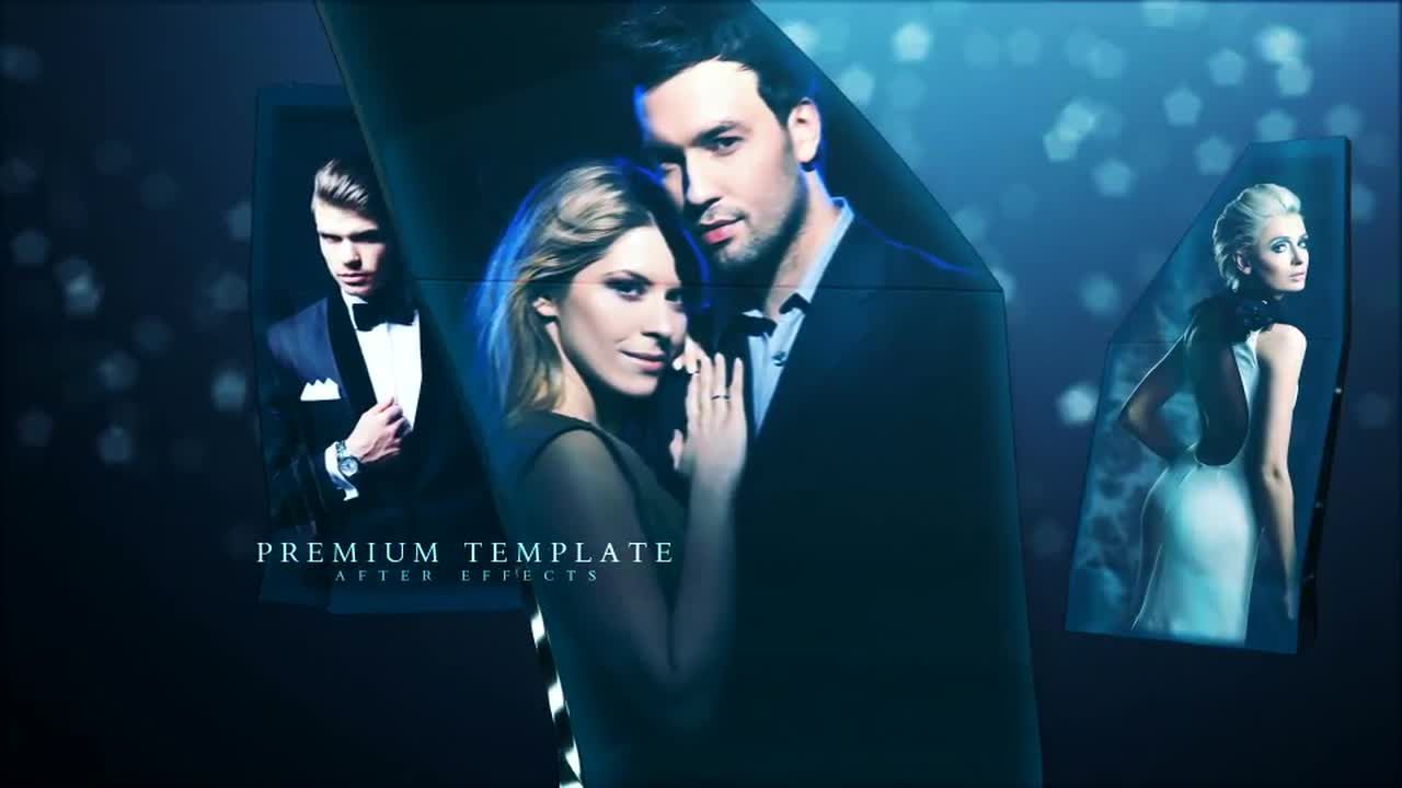 精美优雅的水晶奖杯照片展示素材库精选AE模板