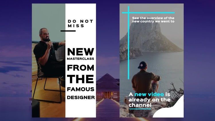 15个独特简单的Instagram故事素材库精选AE模板