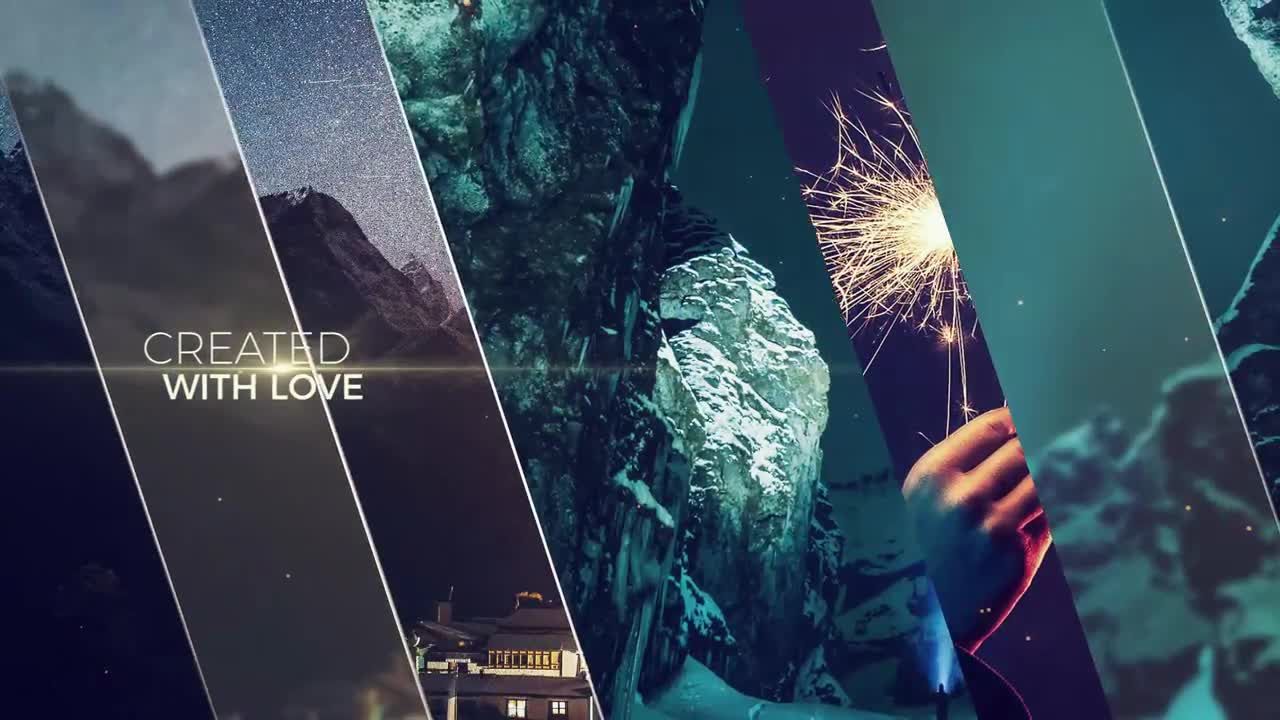 优雅的电影幻灯片素材库精选pr模板