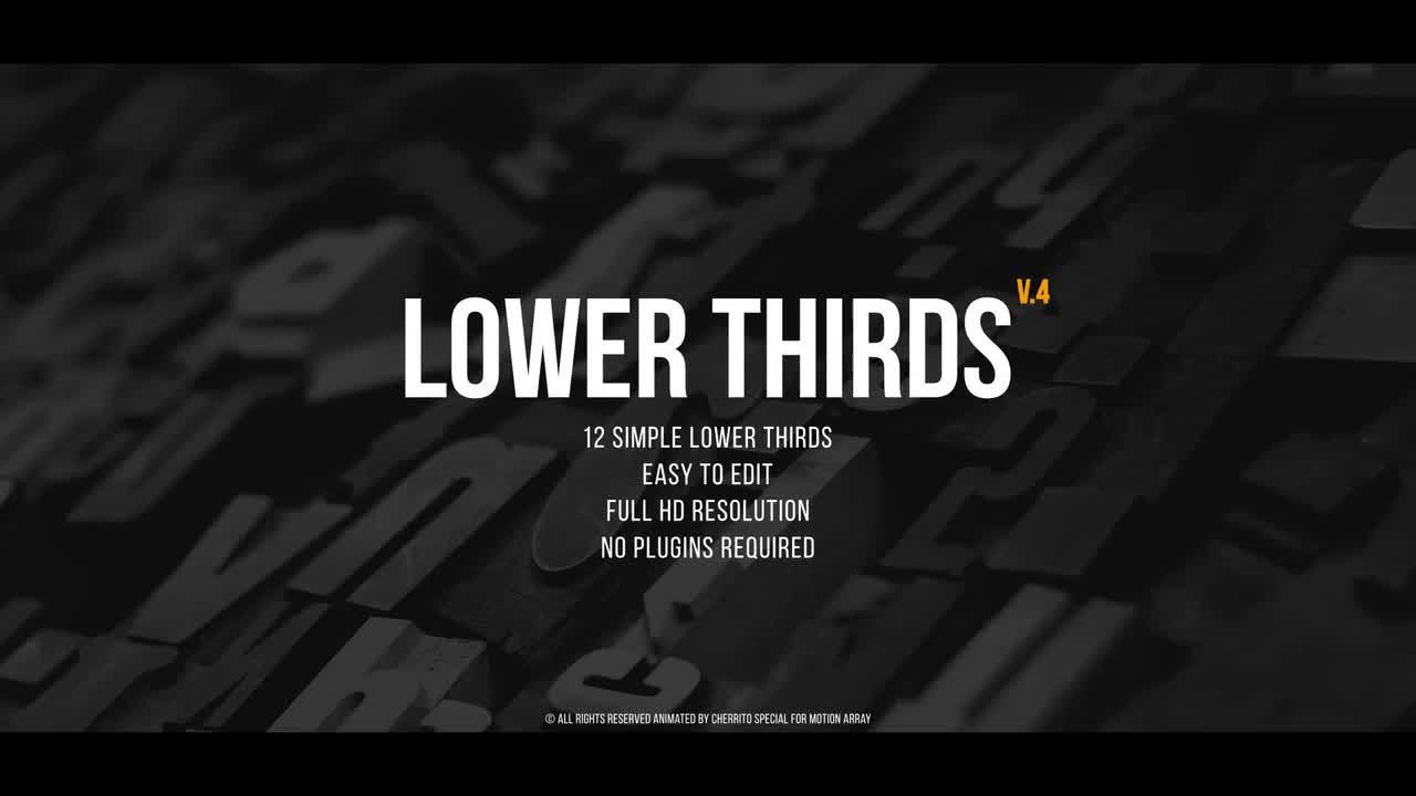 时尚创意下三分之一和全屏标题素材库精选pr模板