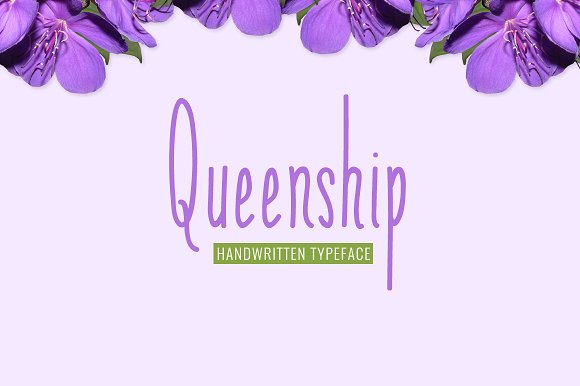 Queenship Typeface素材之家精选英文字体