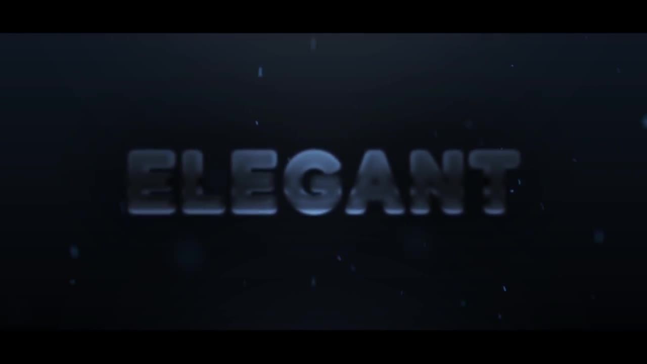 时尚整洁华丽的电影效果开场白素材库精选AE模板