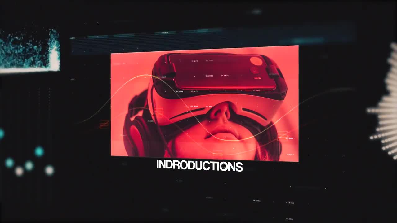 高科技动态商业媒体活动素材库推荐PR模板