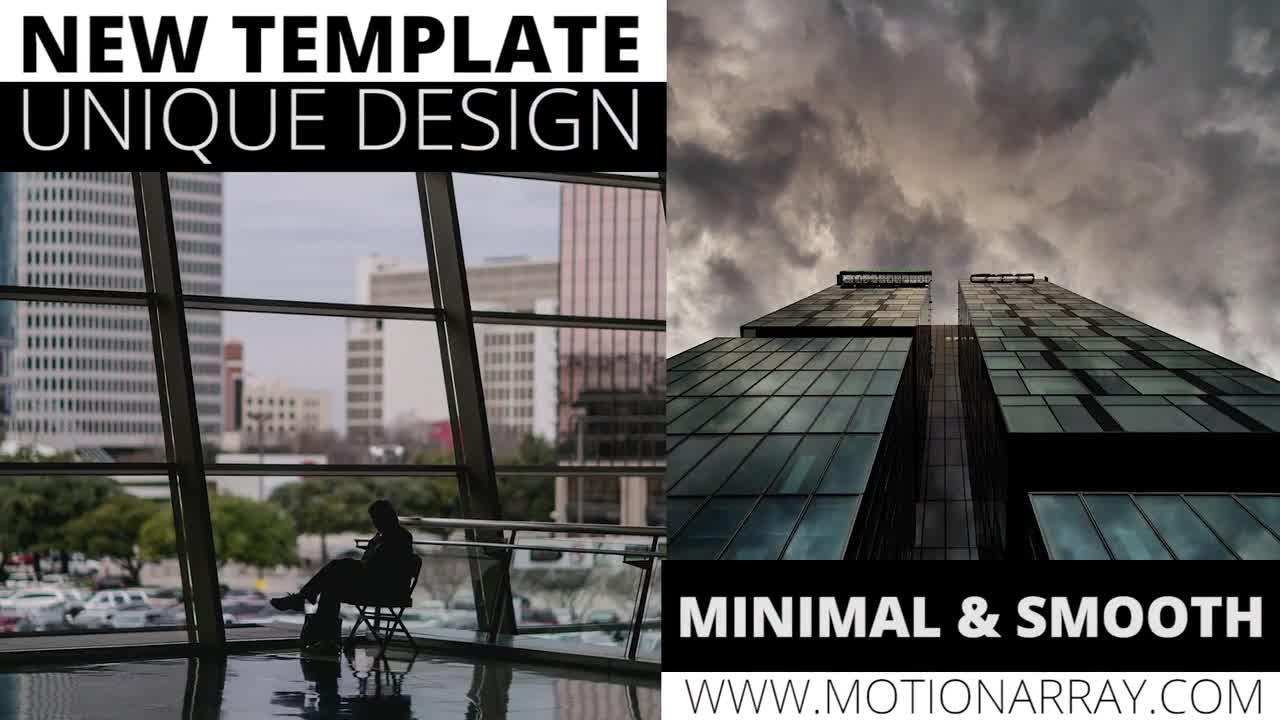 简洁的流行企业宣传视频片头素材库推荐PR模板