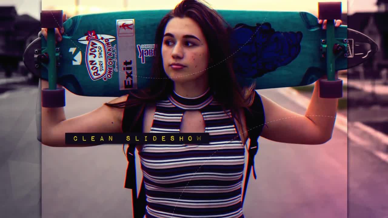 清洁幻灯片素材库精选AE模板