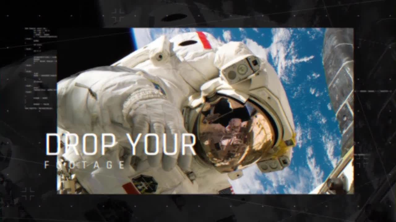 高科技数字开场动画片头素材库推荐PR模板