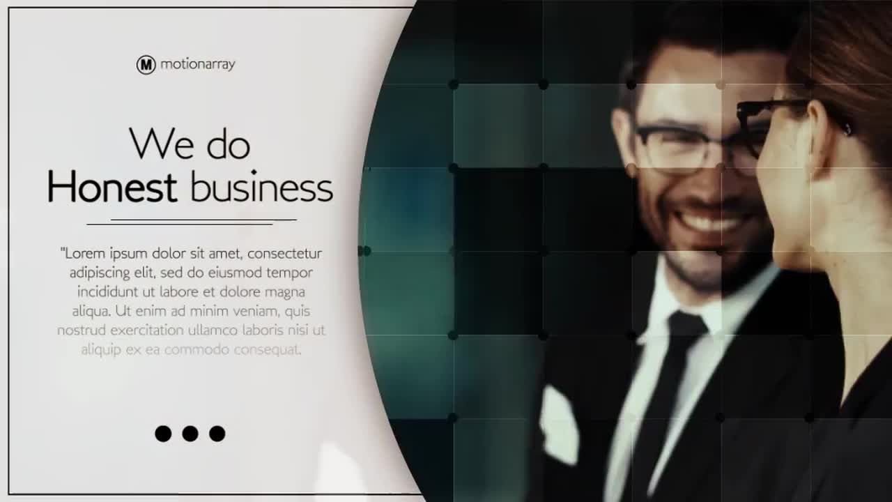 干净且富有创意的企业宣传素材库精选AE模板