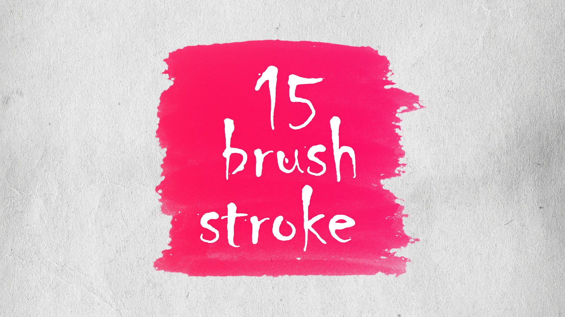 设计独特的画笔描边元素动画展示素材库精选AE模板