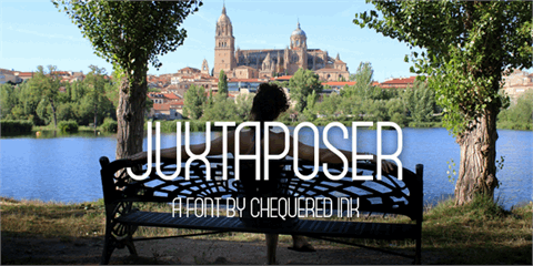 Juxtaposer font素材之家精选英文字体