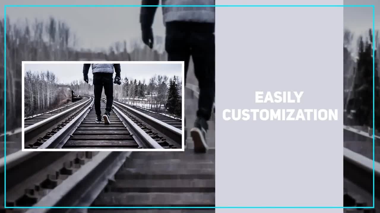 置换开启者视频促销素材库精选AE模板