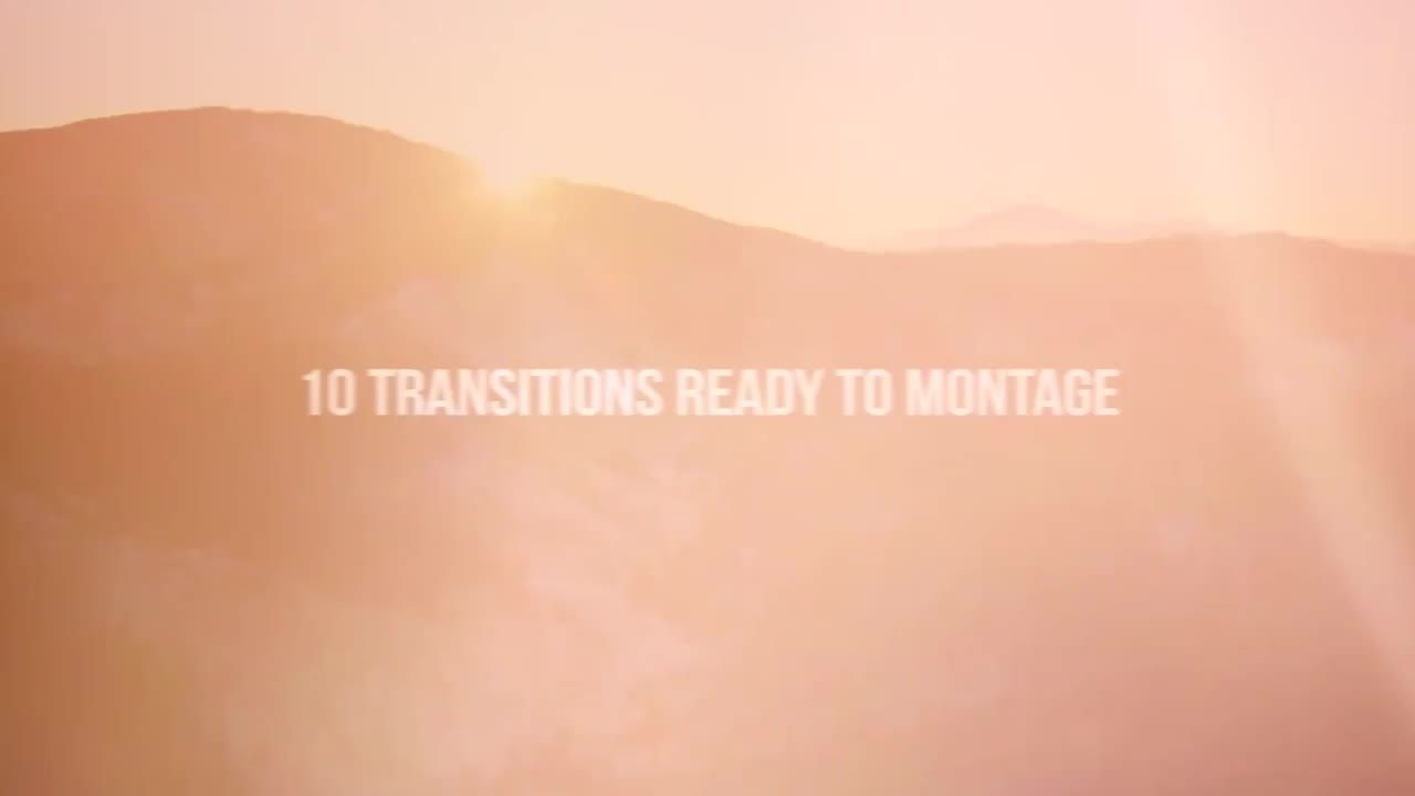 10种优雅漏光模糊效果过渡素材库推荐PR模板