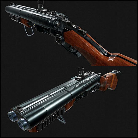 双管霰弹枪素材之家精选3D模型