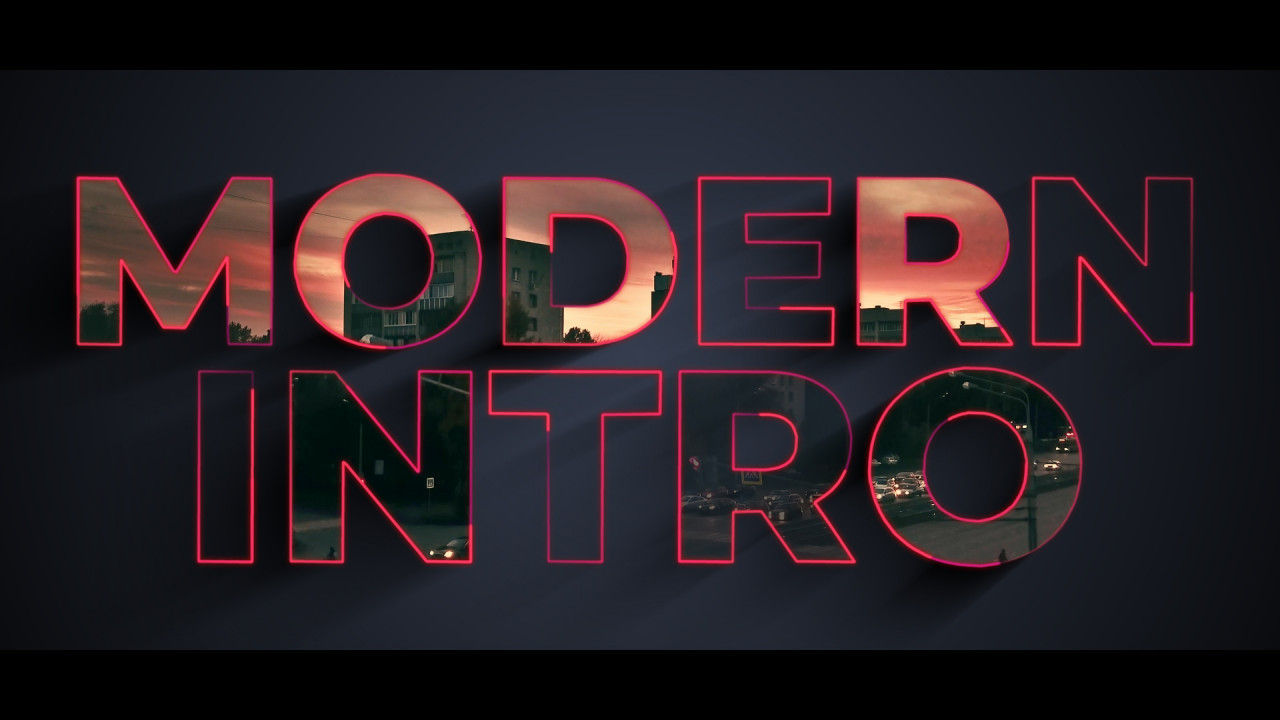 6个现代时尚的促销活动片头素材库精选AE模板