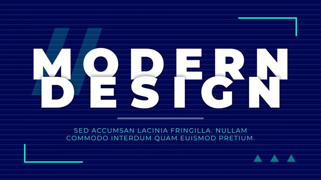 12个全新的动态全屏标题动画素材库精选AE模板