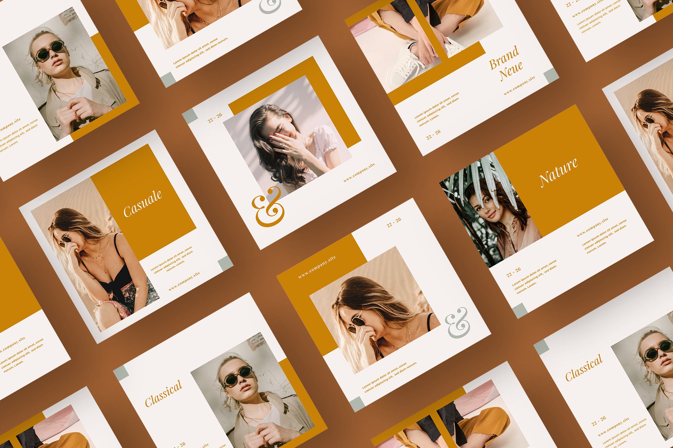 适合做产品展示/新品发布的社交推广设计素材v46 ADL Social Media Kit.46插图