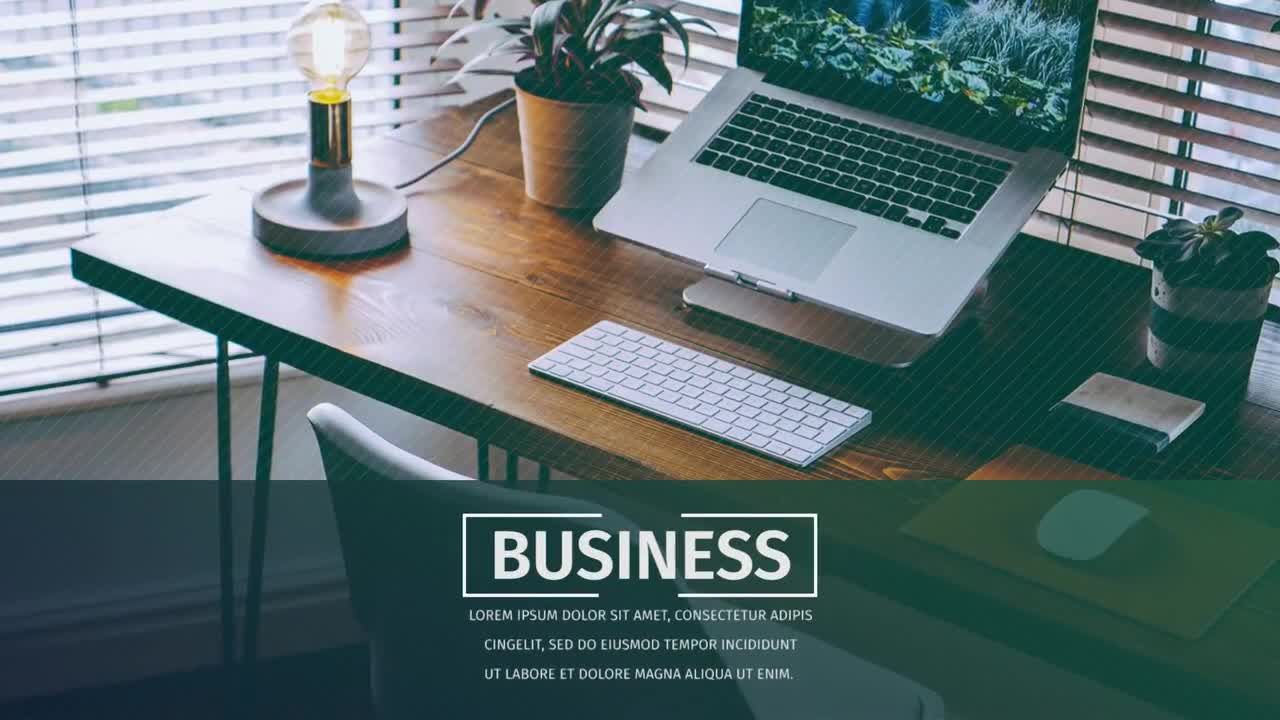 超现代的商业幻灯片开场动画素材库推荐PR模板