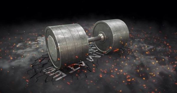 力量澎湃健身主题Logo演示素材库精选AE模板 Power Fitness Logo Intro