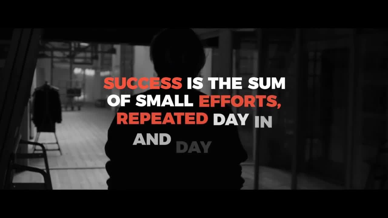 创意视频文字特效动画PR模版