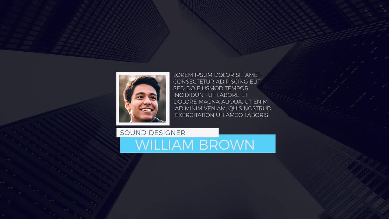 14个全屏标题或更低的三分之一企业标题