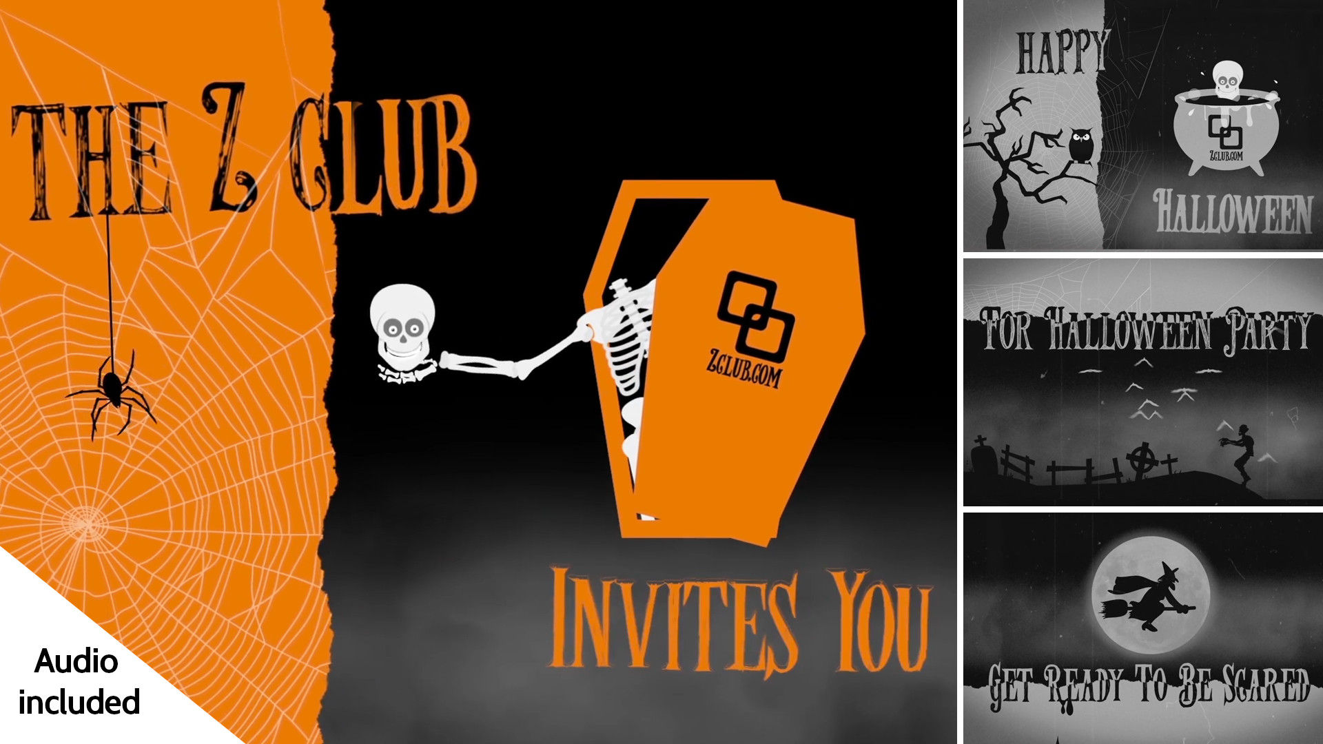 万圣节之谜情绪素材库精选AE模板