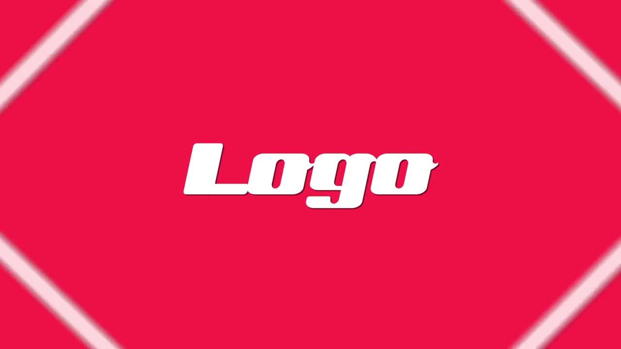 科技感方块光影logo动画素材库精选AE模板