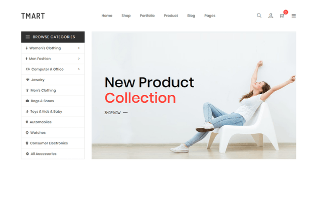 极简主义综合电商网站Shopify主题 Tmart – Minimalist Shopify Theme插图(1)