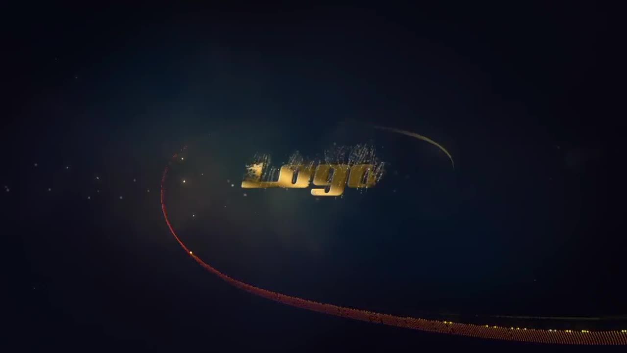 黑暗华丽的徽标显示素材库精选AE模板