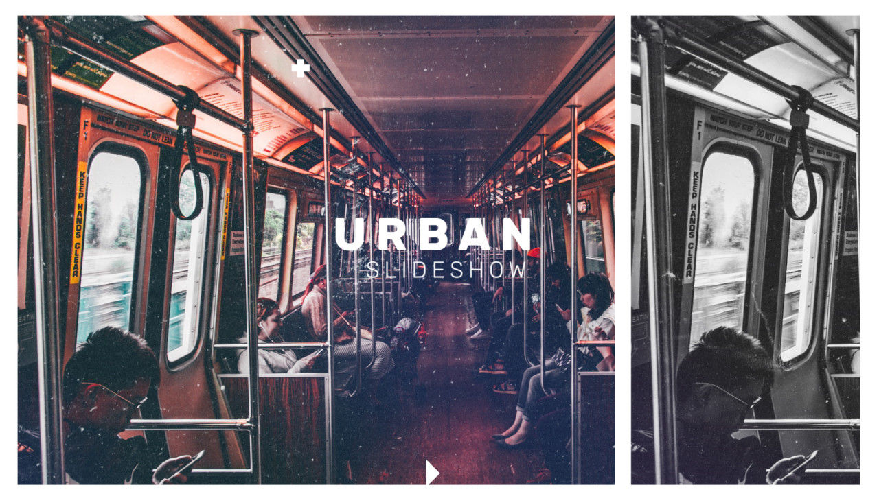 时尚动感的城市幻灯片素材库精选AE模板