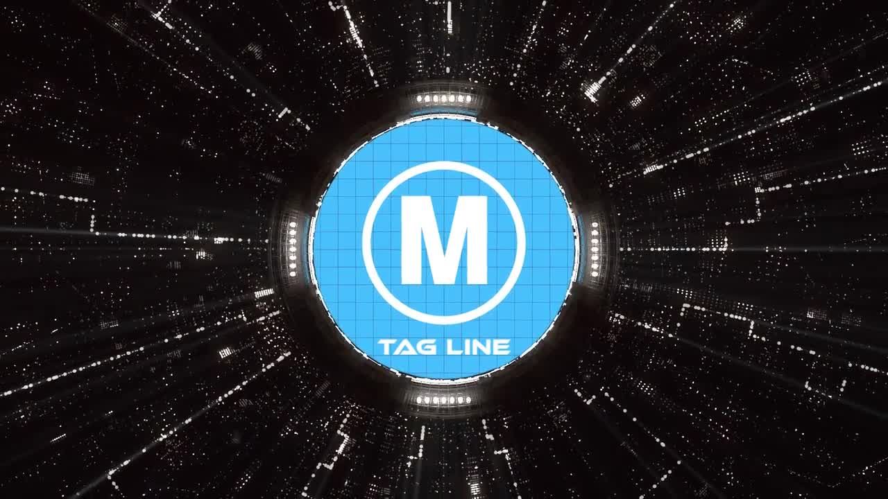 4K数字科幻徽标过渡素材库精选AE模板