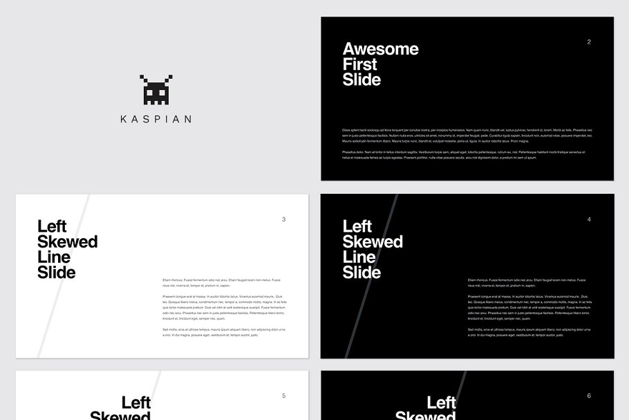 100+页高清 PPT 幻灯片模板 KASPIAN PowerPoint Presentation插图(1)