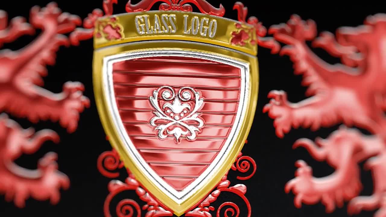 功能强大的反射徽标显示素材库精选AE模板