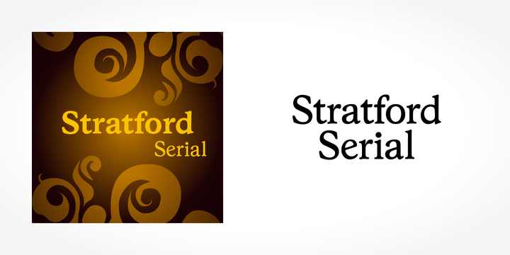 Stratford Serial Font Family素材之家精选英文字体