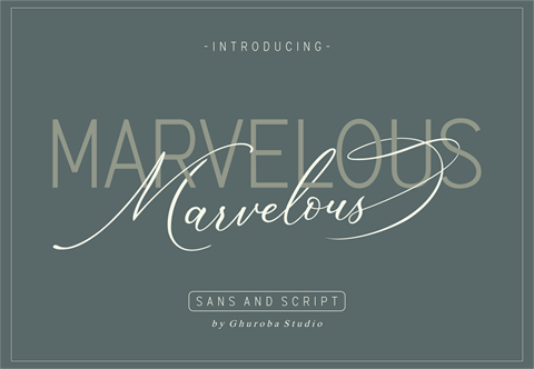 Marvelous Sans Demo font素材之家精选英文字体