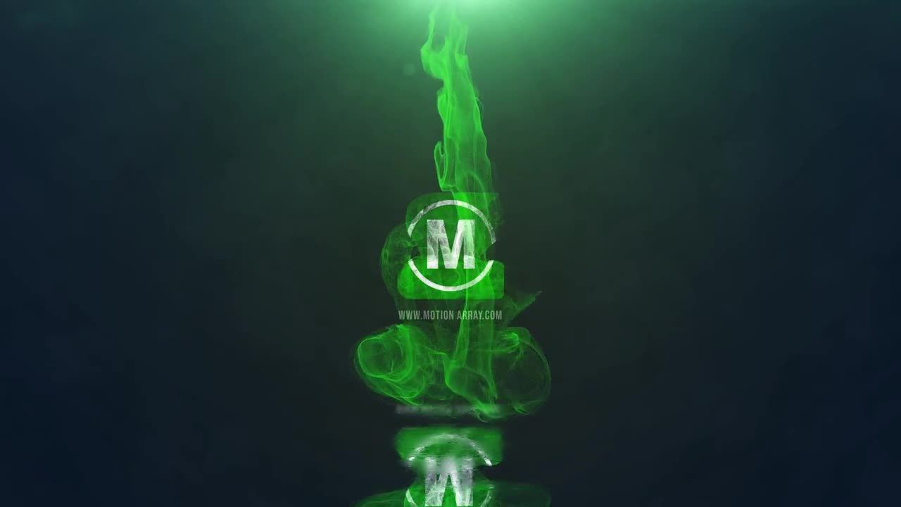 粒子墨水徽标素材库精选AE模板