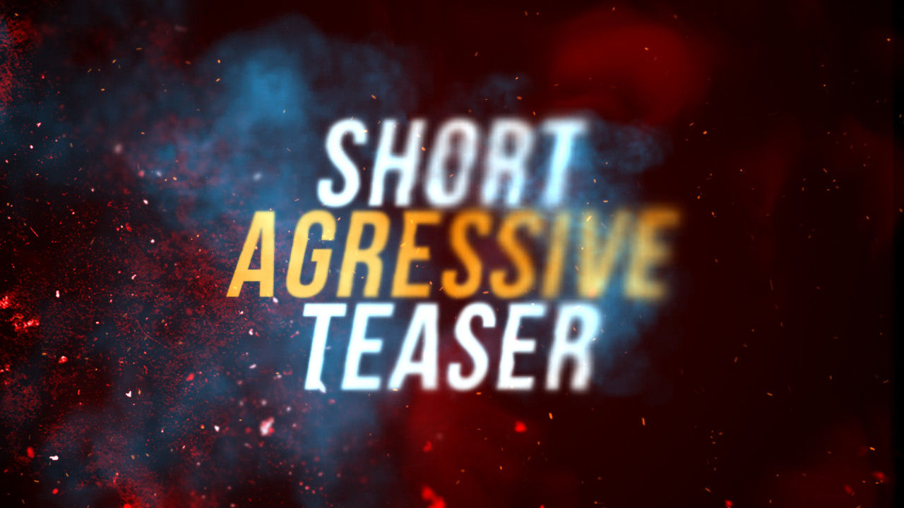 简短进取预告片素材库精选AE模板