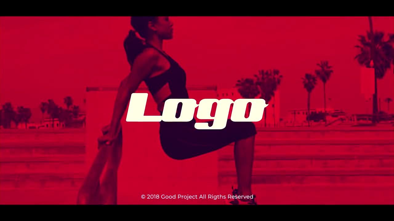 动感失真时尚运动过渡效果素材库精选AE模板Glitch Opener