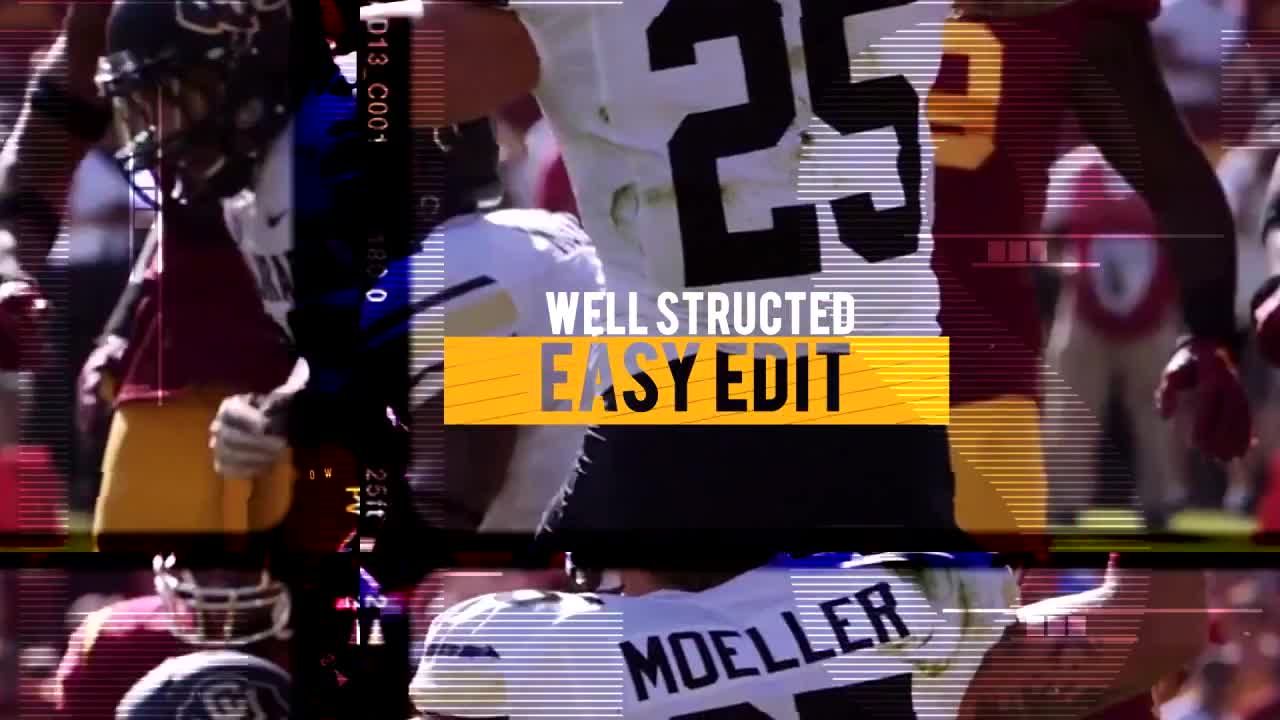 动态的毛刺过渡效果视频介绍素材库精选AE模板