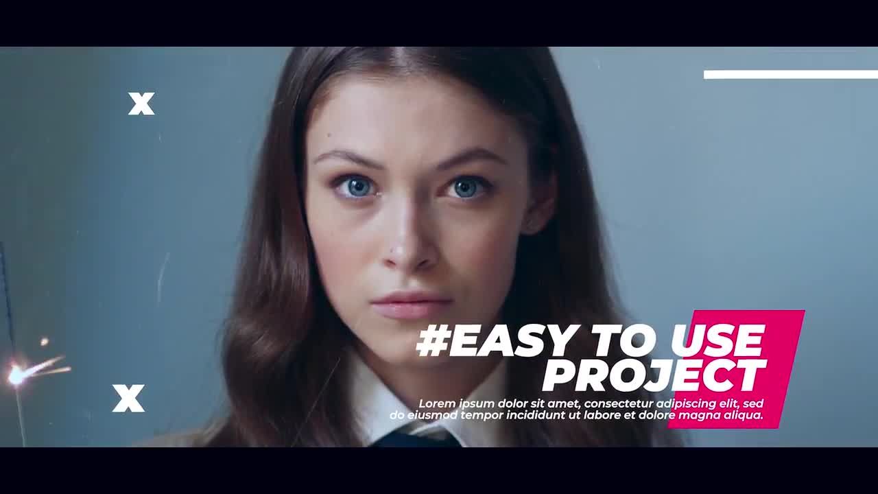 全新时尚活动宣传动画素材库精选pr模板