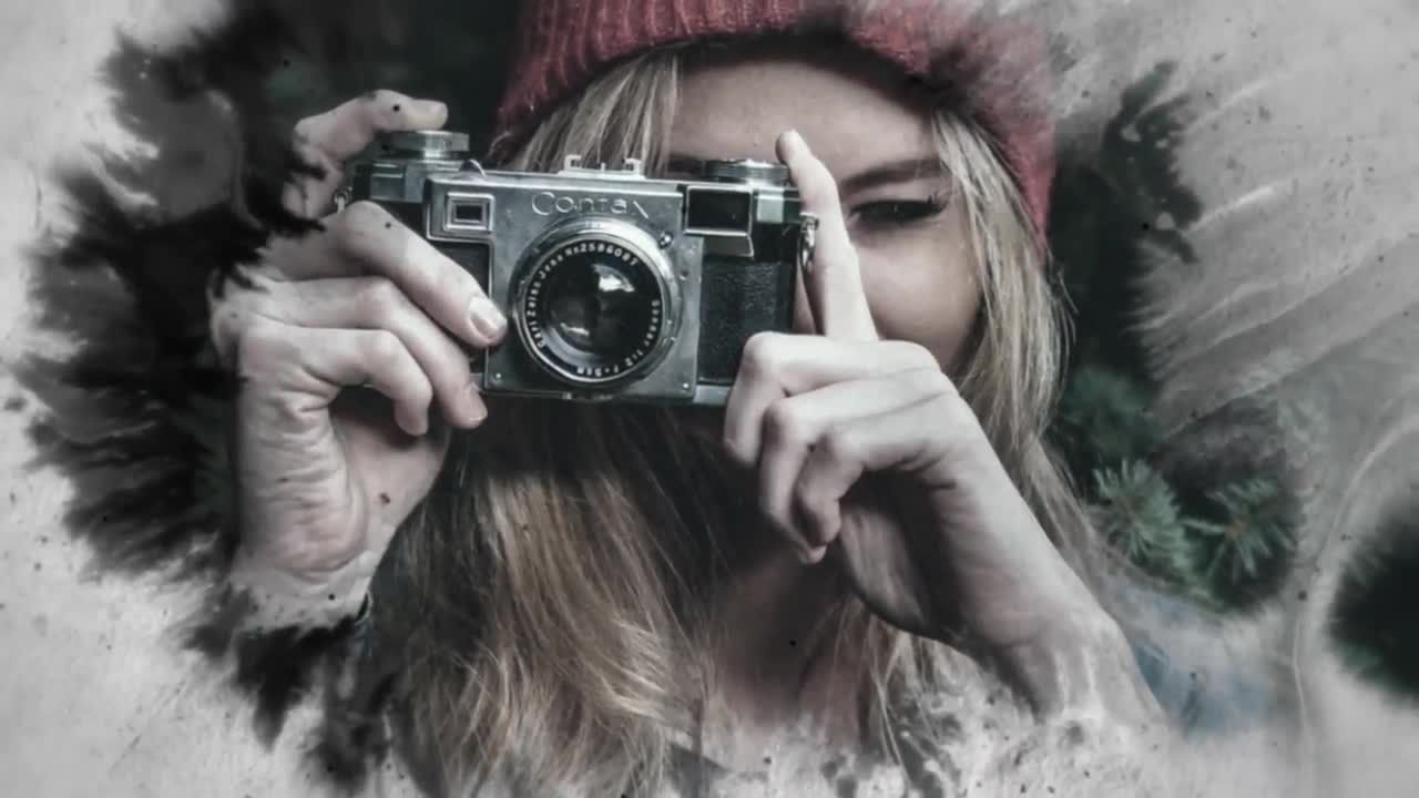 墨迹幻灯片素材库精选AE模板